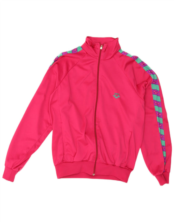 Giacca da ginnastica grafica da donna Arena UK 16 Large Rosa