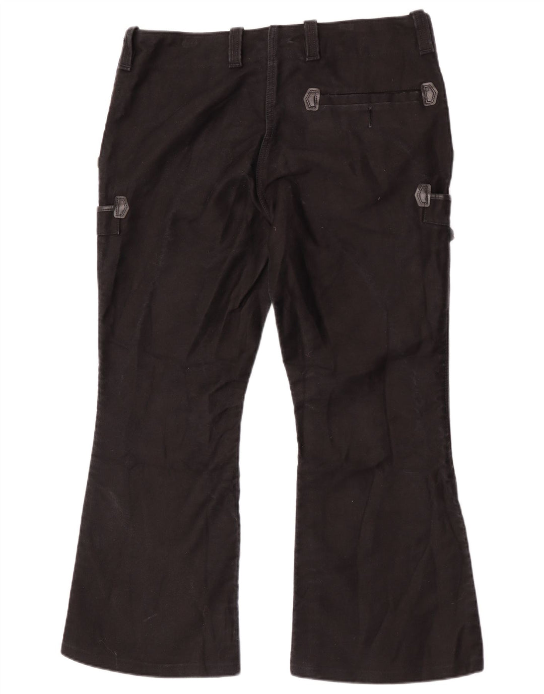 Pantaloni cargo bootcut da donna FHB W38 L30 cotone nero