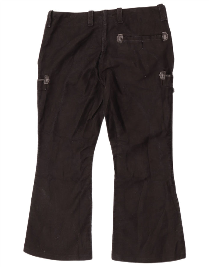 Pantaloni cargo bootcut da donna FHB W38 L30 cotone nero
