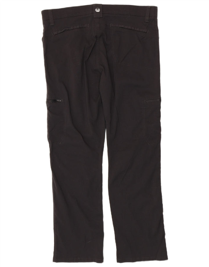 Pantaloni cargo dritti da uomo WRANGLER W38 L30 nylon nero