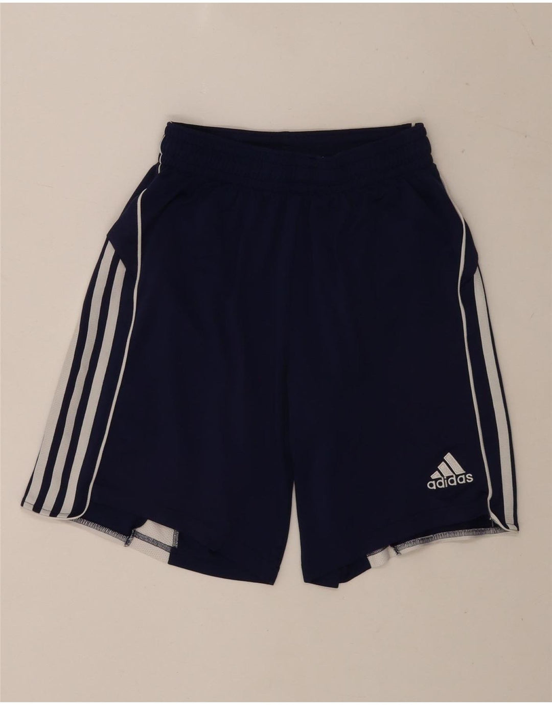 Pantaloncini sportivi Adidas Climacool da uomo grandi in poliestere color block blu navy