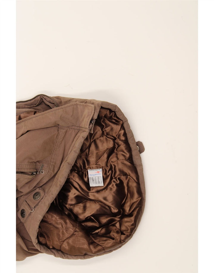 KANGAROOS Womens Gilet UK 8 Small  Brown Polyester Vintage Kangaroos and Second-Hand Kangaroos from Messina Hembry 