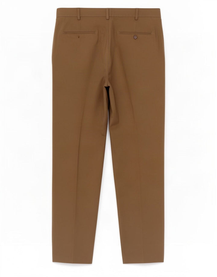 Pantaloni chino dritti da uomo Izod W36 L30 poliestere kaki