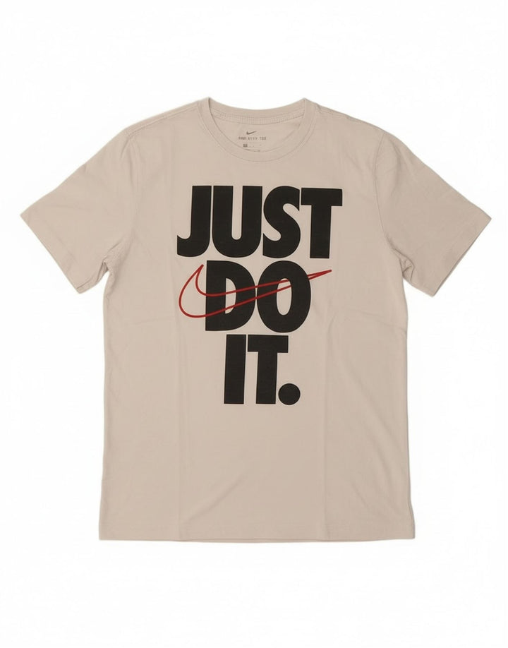 T-shirt grafica da uomo Nike Top bianca media