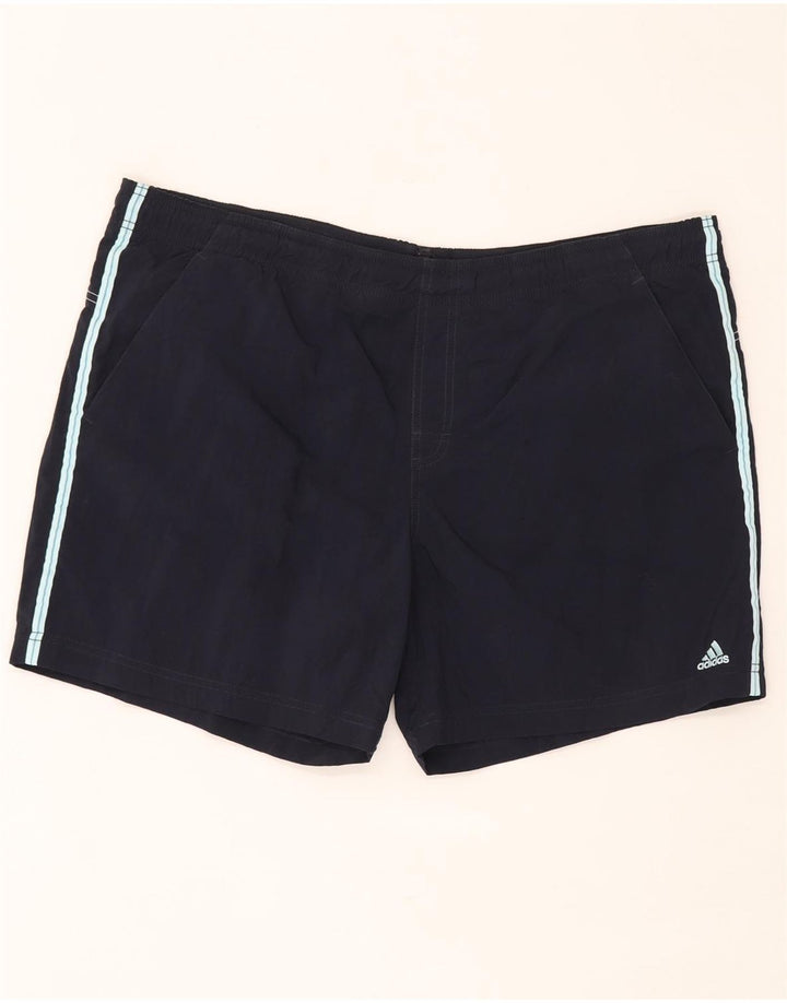 Pantaloncini da bagno da uomo Adidas XL blu navy in poliammide