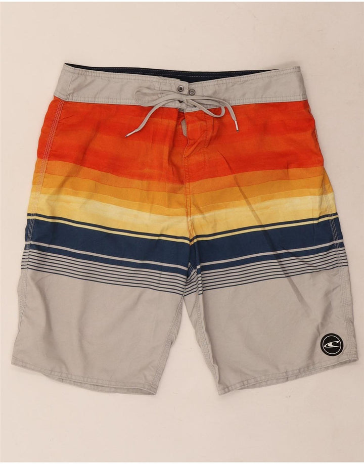 Pantaloncini da bagno da uomo O'Neill grandi a righe multicolori