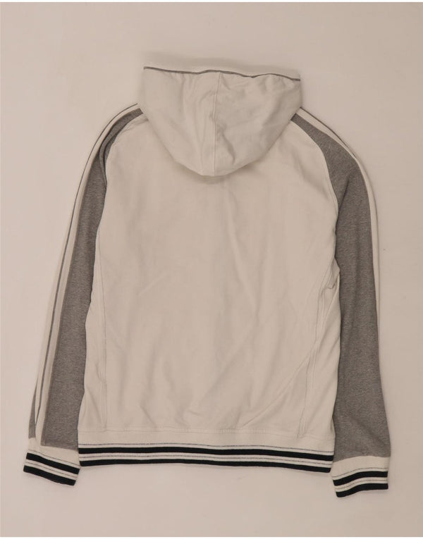 Felpa con cappuccio e zip da donna Champion UK 18 XL Cotone color block bianco