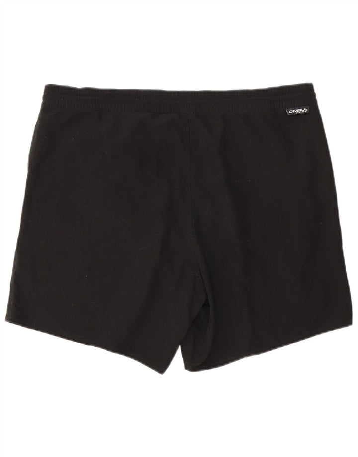 Pantaloncini da bagno grafici da uomo O'Neill grandi in poliestere nero
