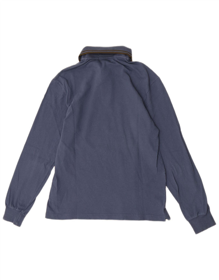 Polo Fred Perry da uomo a maniche lunghe leggera ed elasticizzata, piccola, blu navy