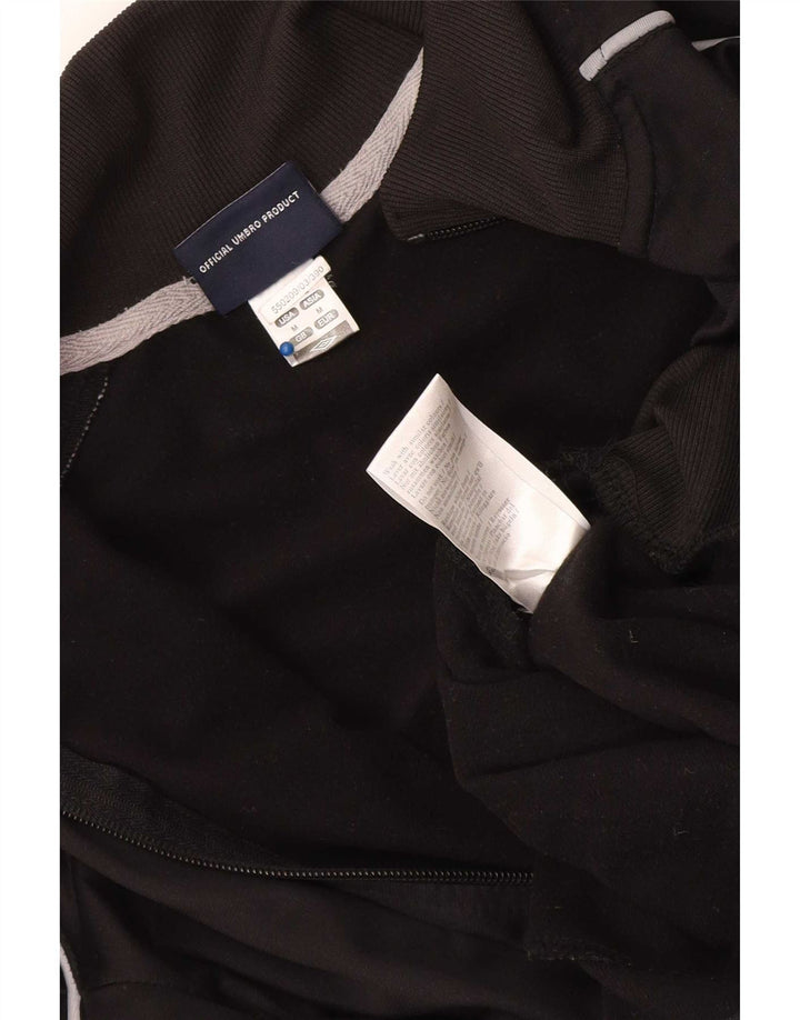 Giacca da tuta da uomo Umbro in poliestere nero medio