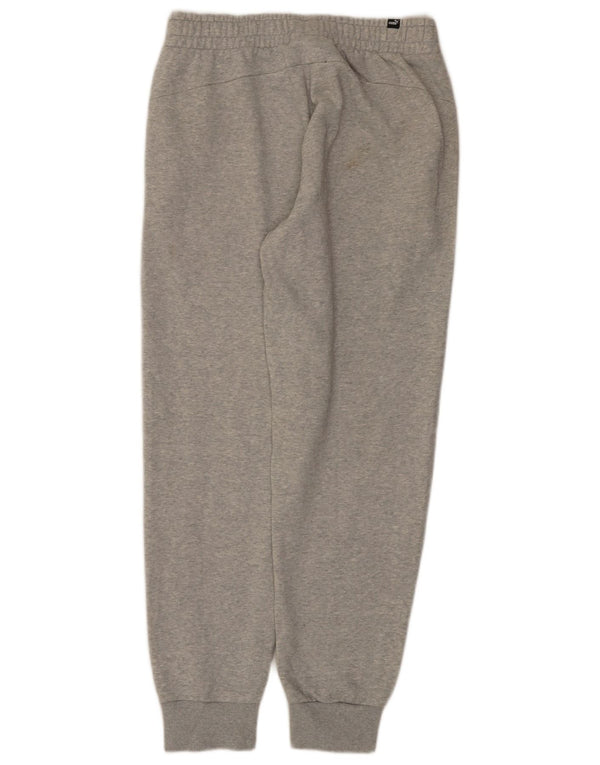 Pantaloni da tuta da uomo Puma Joggers in cotone chiazzato grigio medio