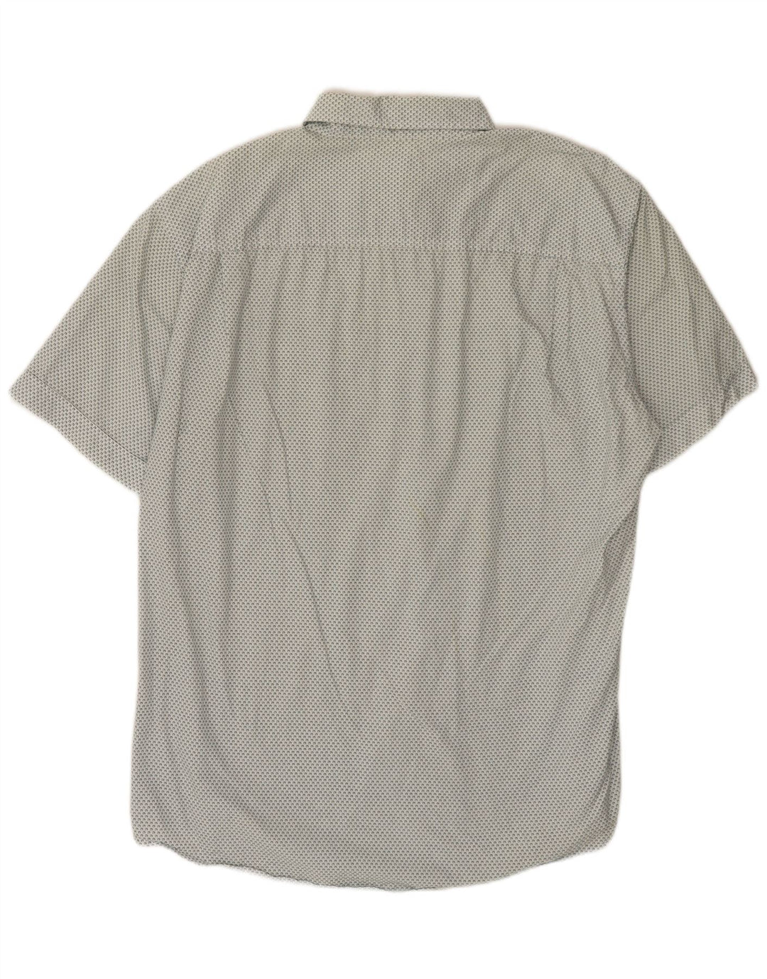Camicia a maniche corte da uomo Gap Large in cotone maculato bianco