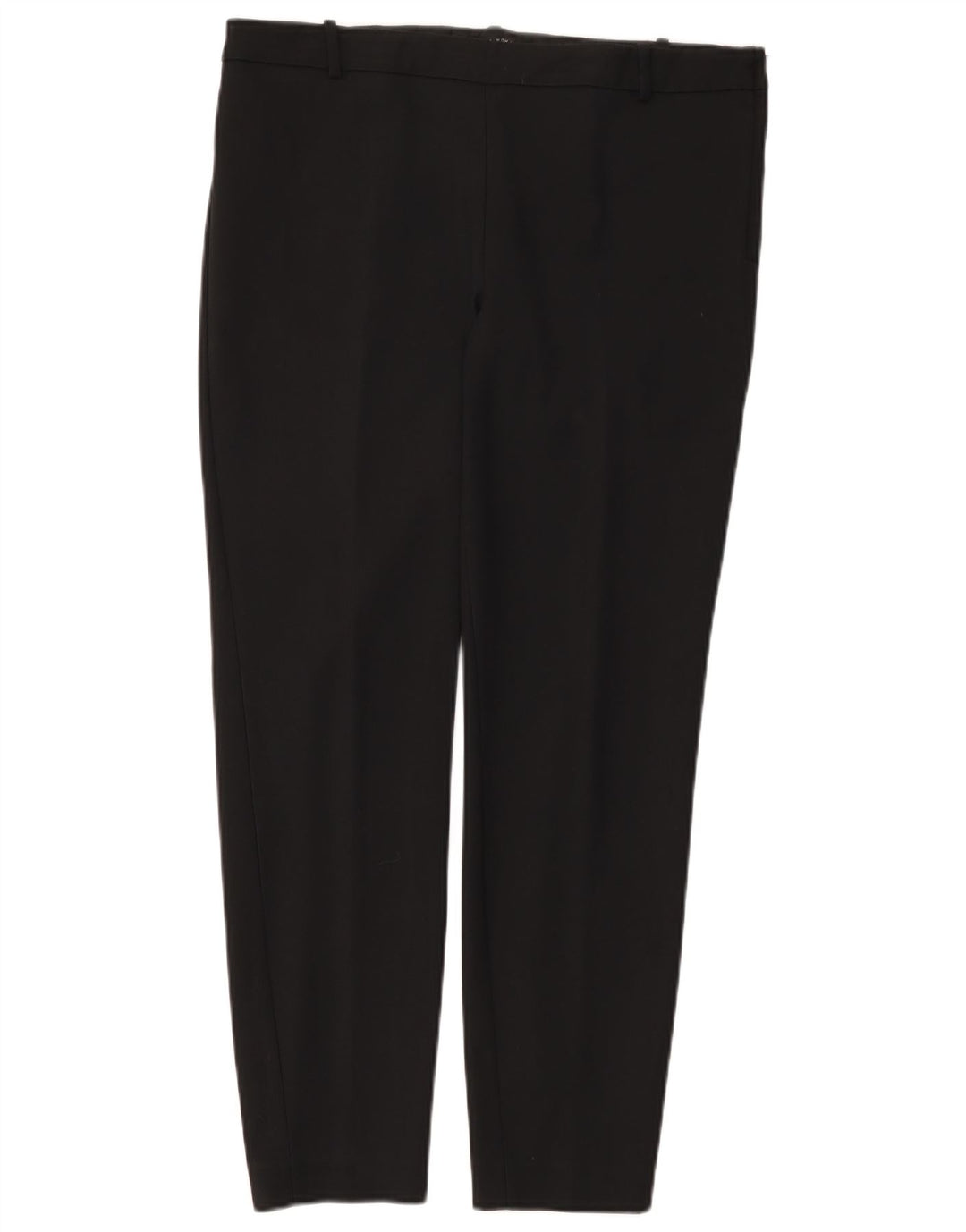 Pantaloni casual slim da donna ZARA grandi W30 L27 neri