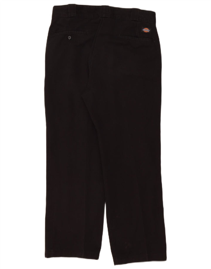 Pantaloni chino dritti da uomo Dickies W34 L29 poliestere nero