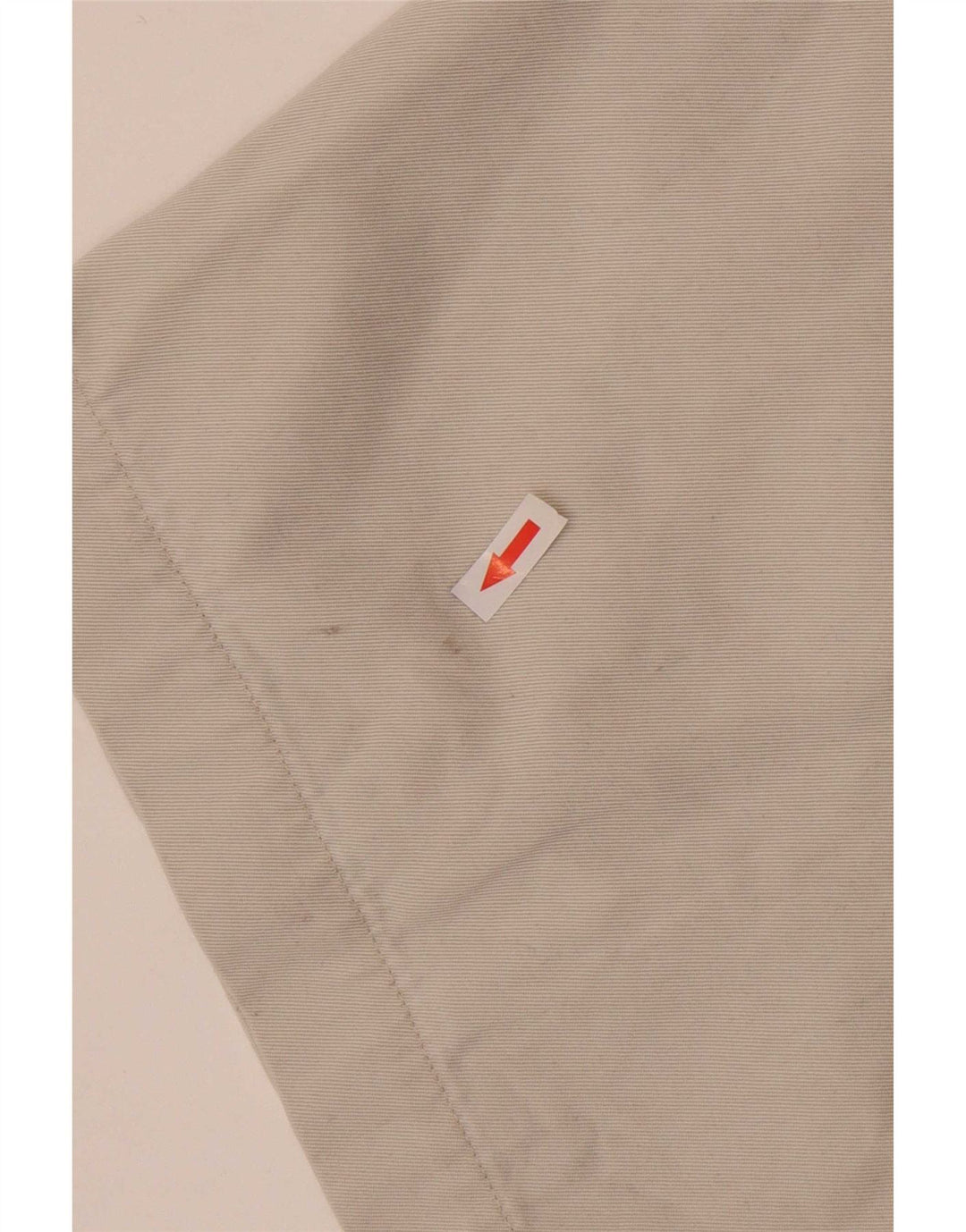 Pantaloncini chino con pegging da uomo Marks & Spencer W36 grandi in cotone bianco sporco