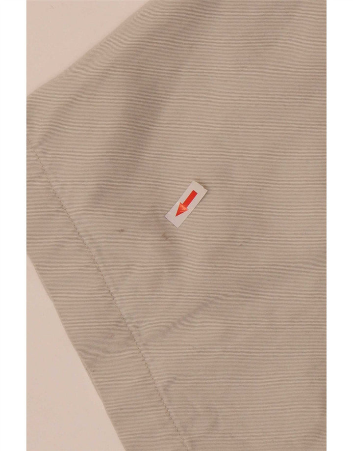 Pantaloncini chino con pegging da uomo Marks & Spencer W36 grandi in cotone bianco sporco