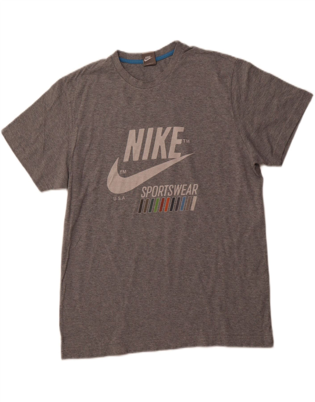 T-shirt grafica da uomo NIKE Top UK 42/44 Large Grigio