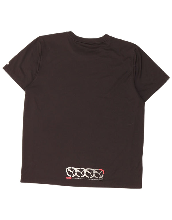 T-shirt grafica da uomo Puma Medium nera