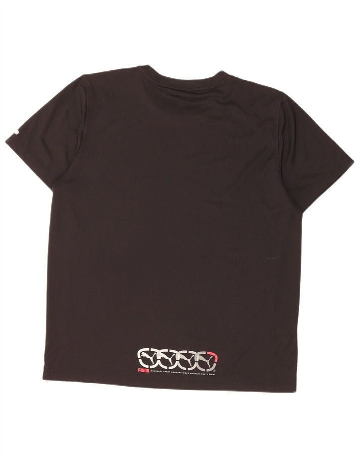T-shirt grafica da uomo Puma Medium nera