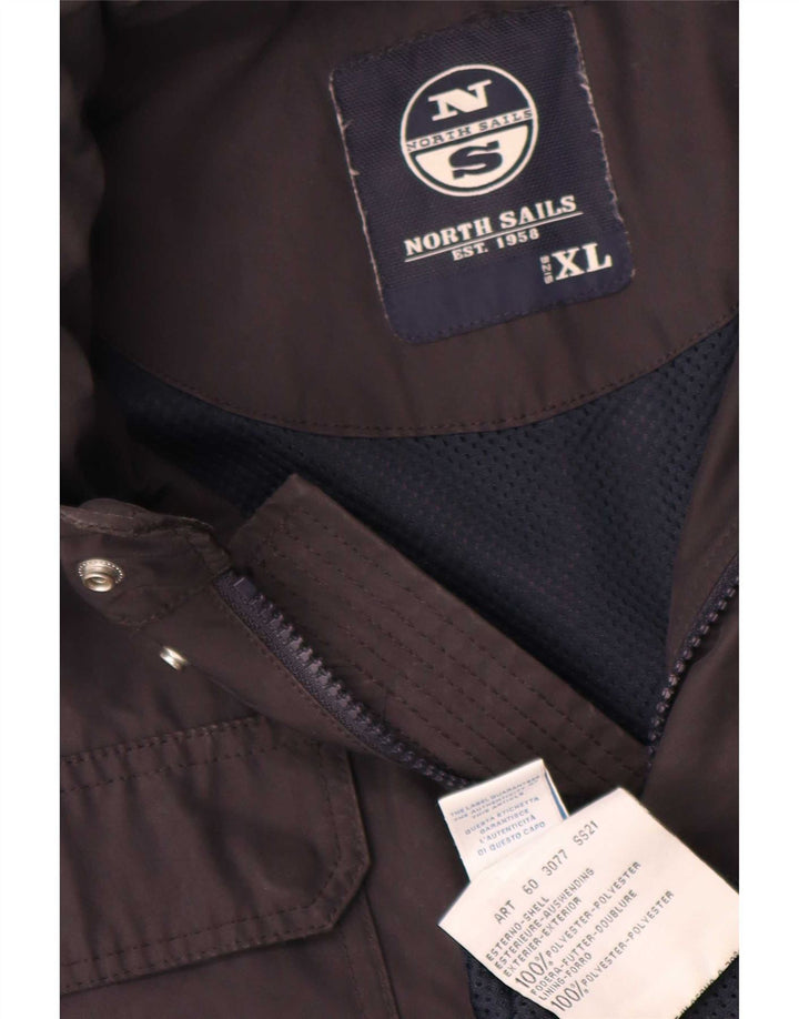 Giacca multiuso con cappuccio da uomo North Sails UK 42 XL Poliestere blu navy