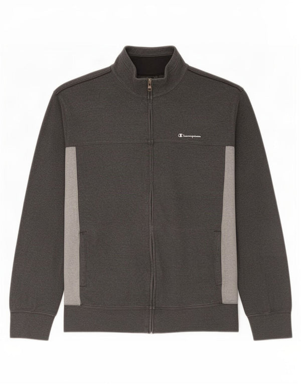 Giacca da tuta da uomo Champion 3XL Colorblock grigio
