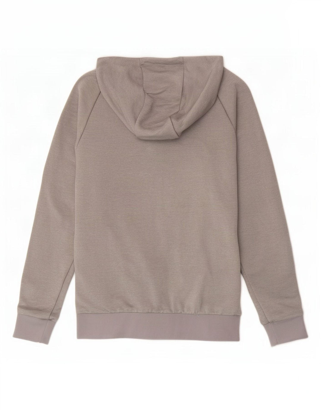 Maglione con cappuccio e zip da uomo Adidas piccolo in poliestere grigio
