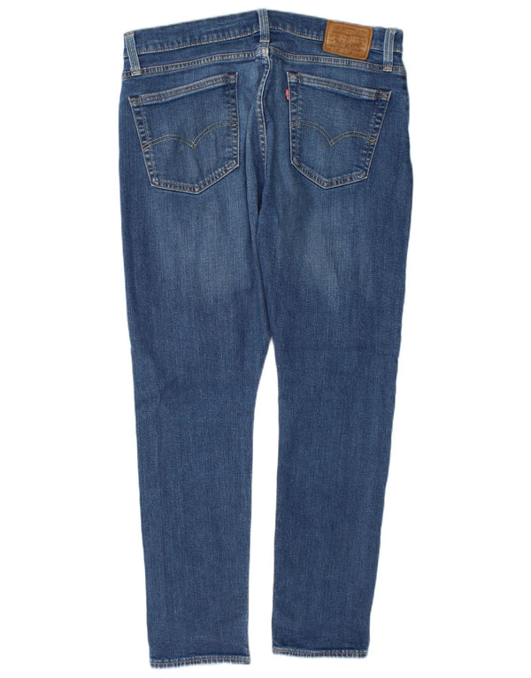 Levi's Uomo 519 Jeans Super Skinny W34 L30 Cotone Blu