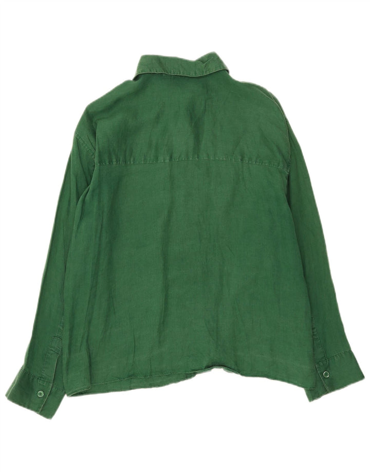 Camicia oversize da donna Zara UK 14 verde medio