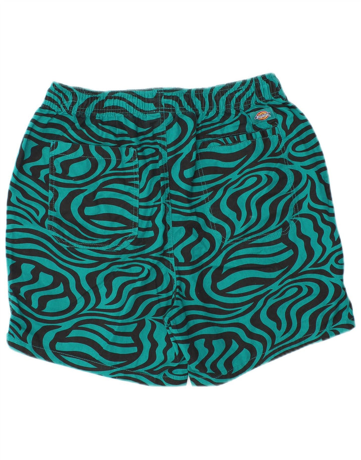 Pantaloncini chino da uomo Dickies medi W32 cotone con stampa animalier turchese