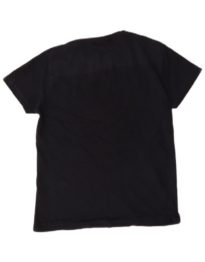 T-shirt da uomo French Connection Top in cotone blu navy medio