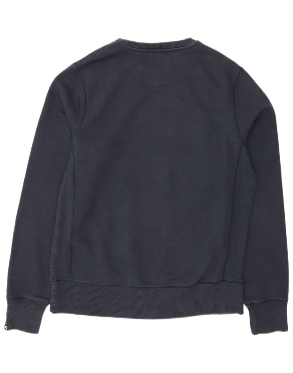 Felpa Nike da uomo in cotone medio blu navy