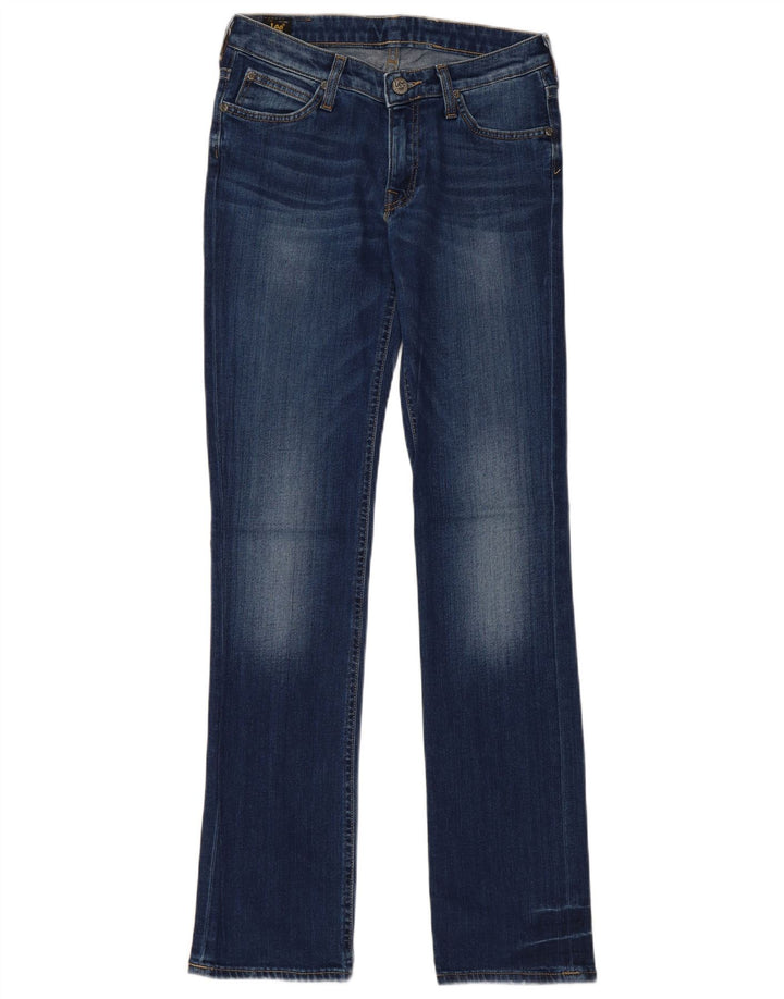 Jeans dritti Marlin da donna Lee W28 L33 cotone blu