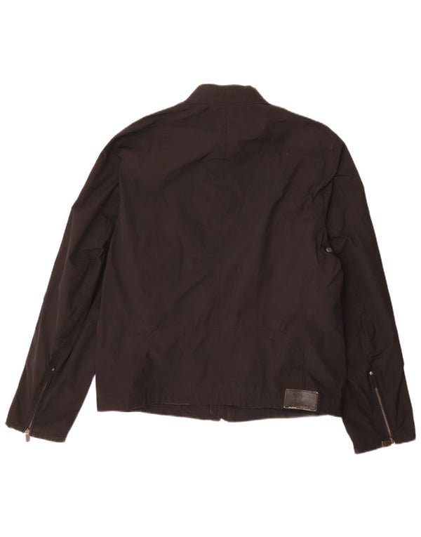 Giacca da motociclista da uomo Trussardi UK 36 Small Nera