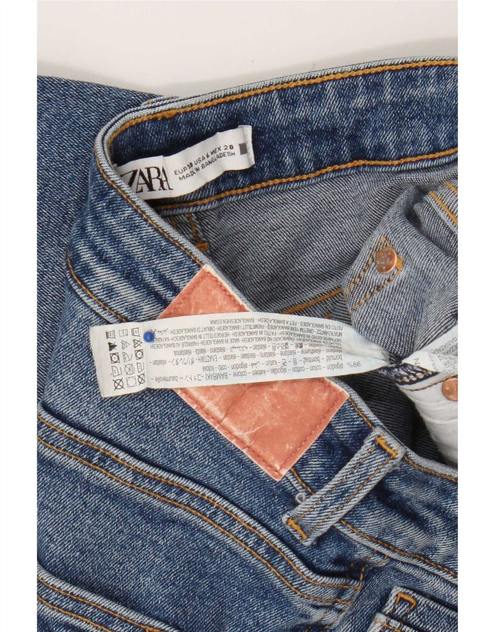 Jeans Bootcut da donna Zara EU 38 Small W28 L26 Cotone blu