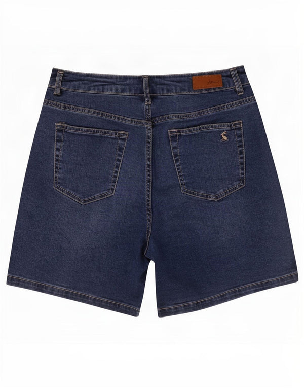 Pantaloncini di jeans da donna Joules UK 12 medi W28 cotone blu