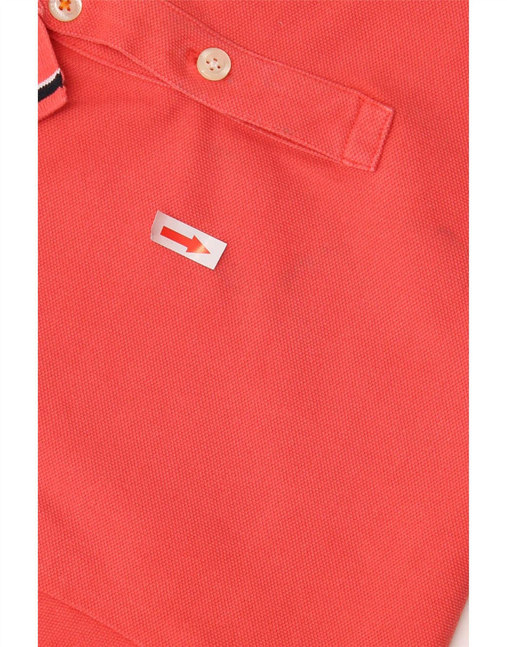 Polo Timberland da uomo slim fit in cotone rosa medio
