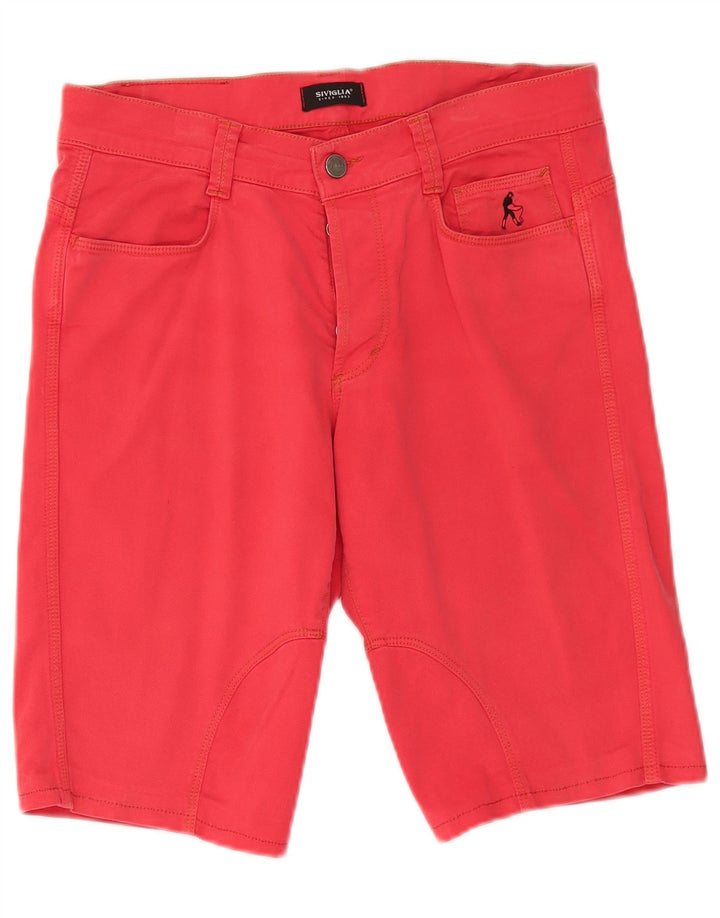 Pantaloncini casual da uomo SIVIGLIA W31 Rosso medio in cotone