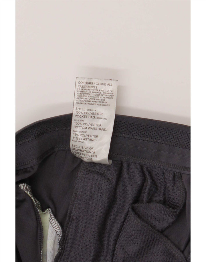 Pantaloncini sportivi da uomo Puma in poliestere color block grigio medio