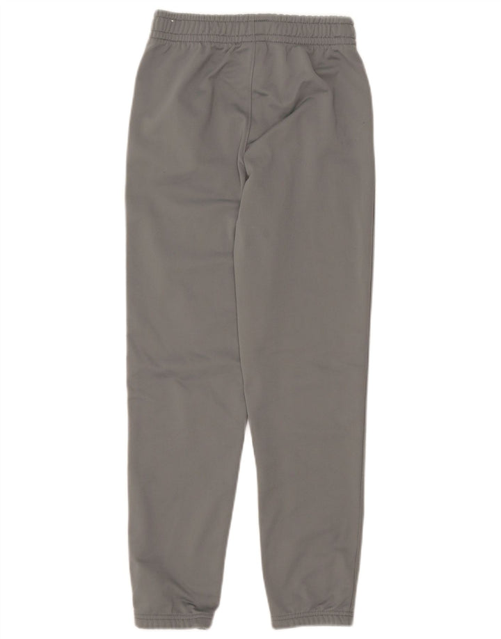 NIKE Boys Tracksuit Trousers Joggers 10-11 Years Medium Grey Polyester