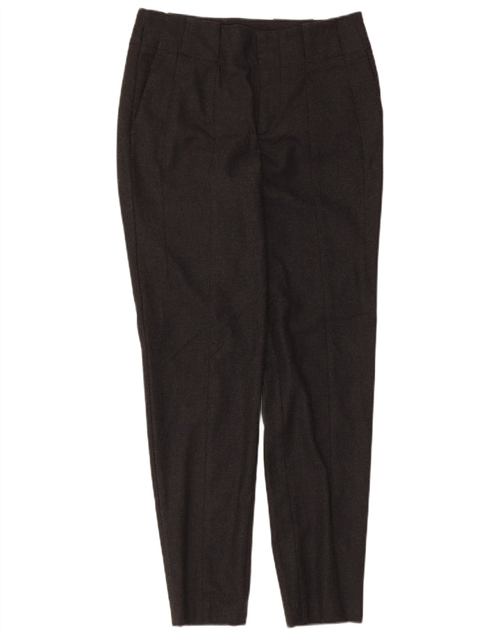 Pantaloni chino con pegging da donna Zara piccoli W26 L28 grigi