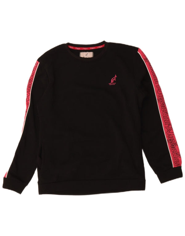 Felpa da donna AUSTRALIAN L'ALPINA UK 16 Large Black Colourblock