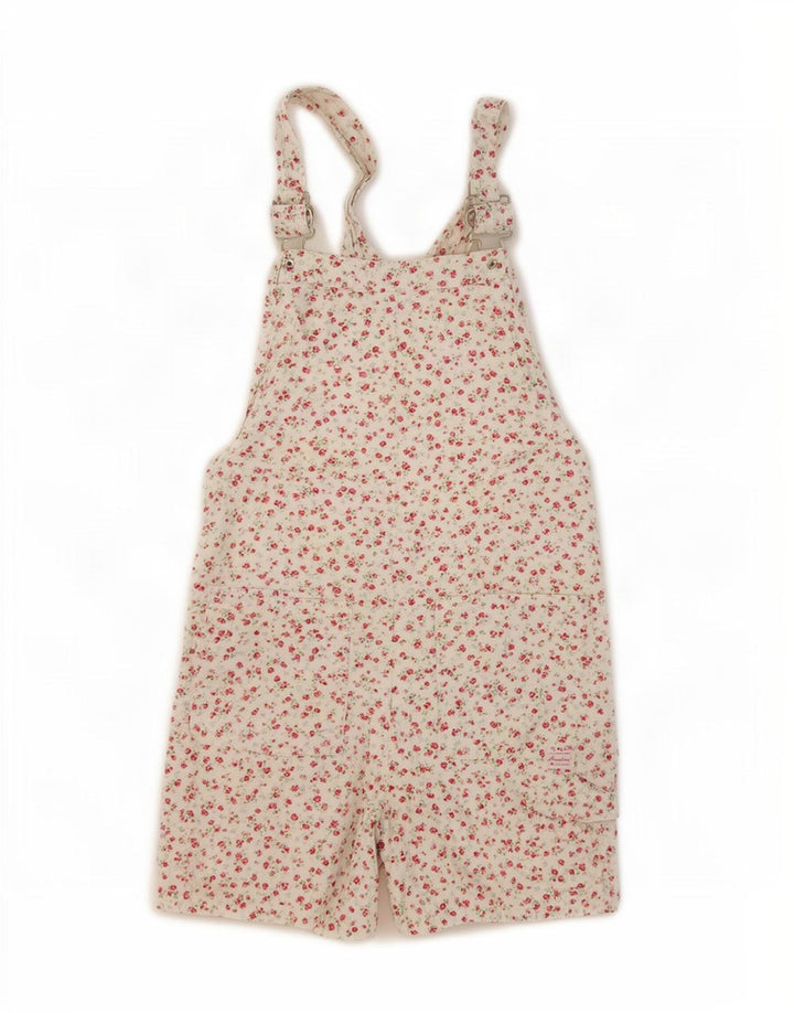Pantaloncini salopette da donna Gap W30 medio bianco floreale