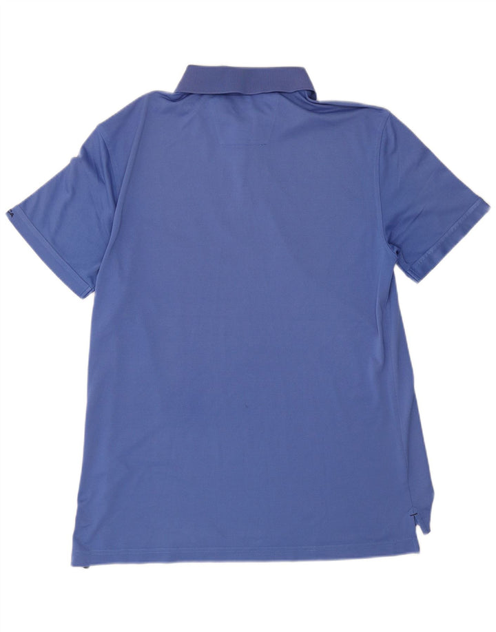 Polo da uomo Nautica in poliestere blu medio