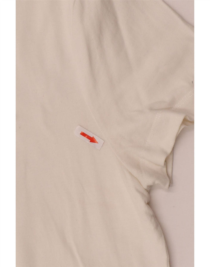 T-shirt da uomo Jack Wills Top in cotone bianco medio