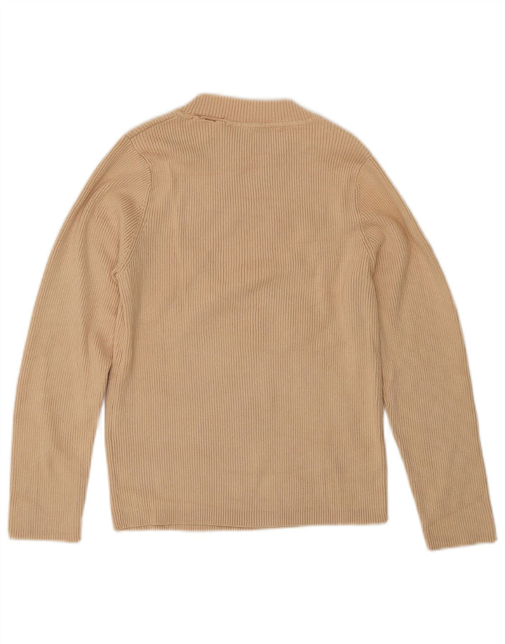 Top corto Zara da donna con maniche a 3/4 UK 12 Beige medio