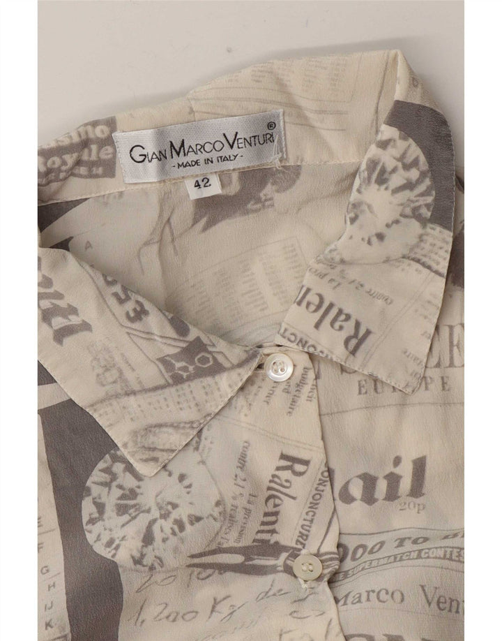 Maglia lunga da donna Gian Marco Venturi per giornale IT 42 Grigio medio
