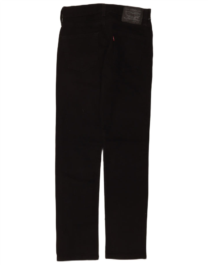 Jeans Levi's Uomo 511 Slim W28 L32 Cotone Nero