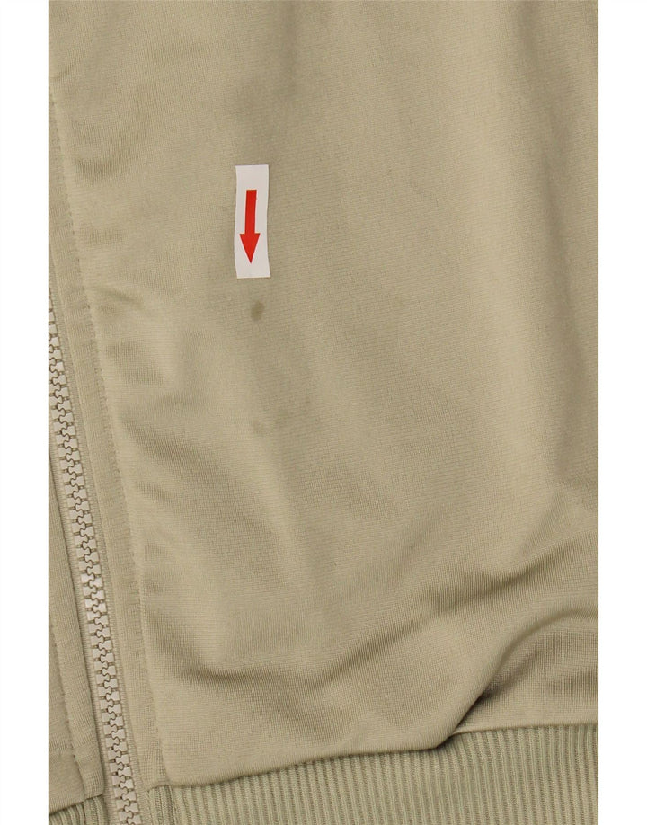 Giacca da tuta da uomo Adidas UK 38/40 poliestere kaki medio