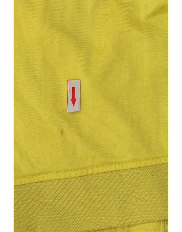 Giacca da tuta grafica da donna Kappa UK 14 Medium Yellow Colourblock