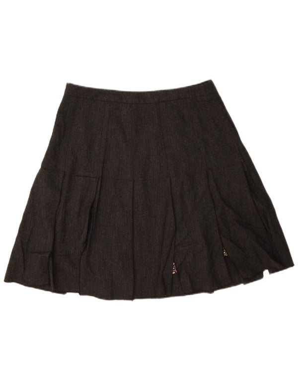 Gonna a trapezio pieghettata da donna Roberto Cavalli W28 Grigio medio